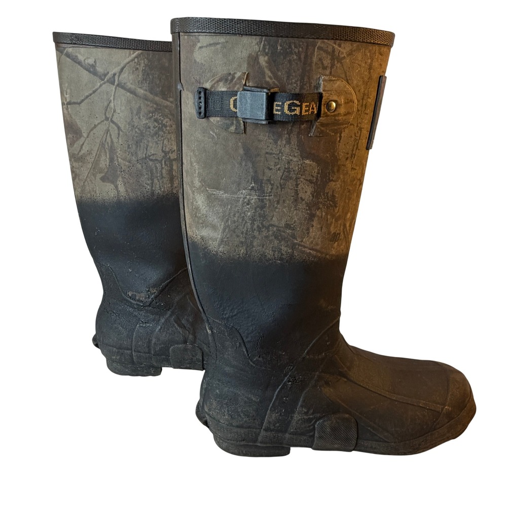 Guide Gear Mens Hunting‎ Boots Size 8 Camo Waterproof Rubber 400g Thinsulate